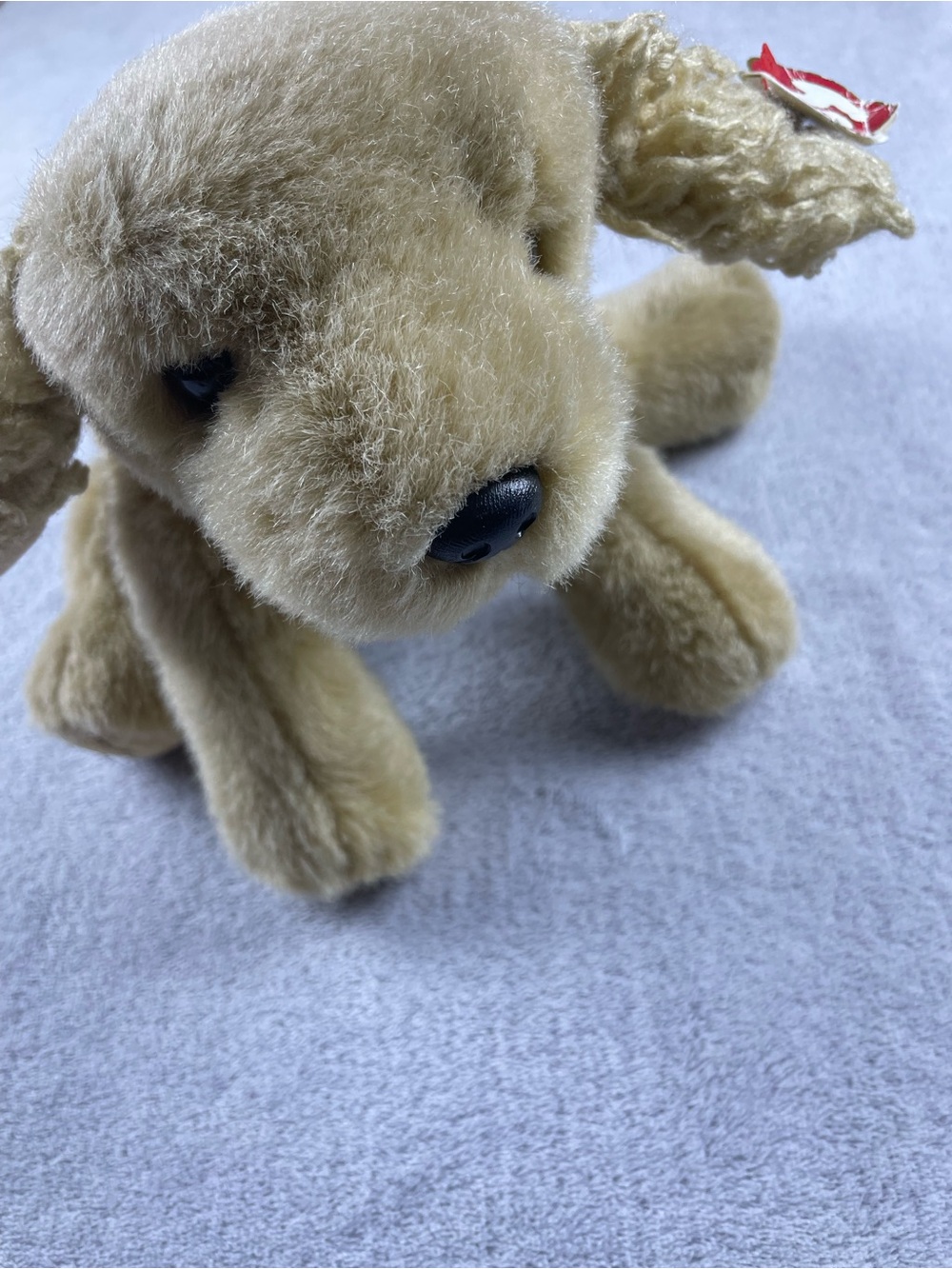 Plush Golden Puppy Stuffed Animal - Soft Tan Plush Dog